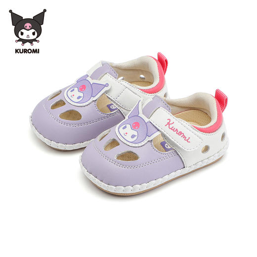 hellokitty库洛米儿童学步鞋防踢夏季女童凉鞋宝宝软底14-19 KU5526887 商品图2