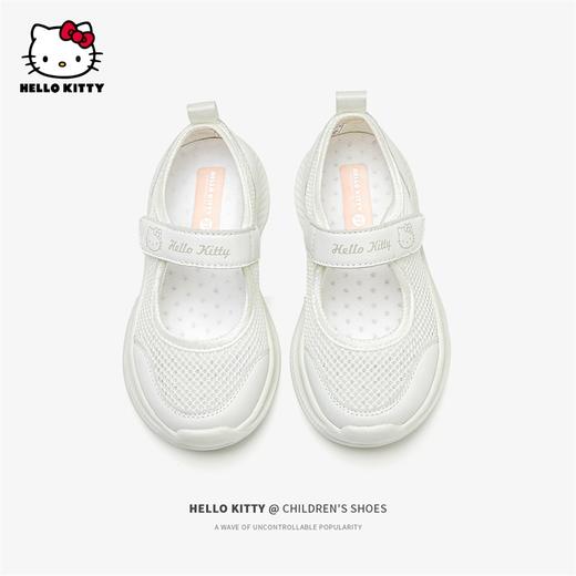 HelloKitty童鞋女童运动鞋夏季公主玛丽珍鞋儿童透气网鞋26-35 K4516846 商品图3