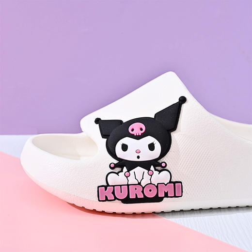 KUROMI库洛米儿童拖鞋女孩防滑软底中大童室内凉拖鞋女童24-39 KU5525862 商品图3