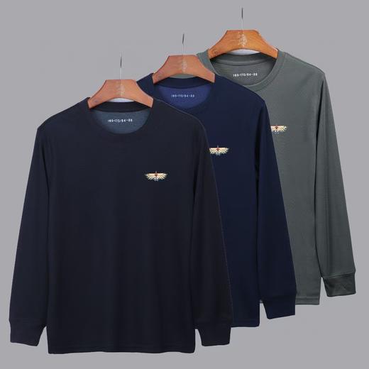 【24长袖体能圆领衫】体能圆领长袖男女同款运动体能上衣反光标版/国潮版/净版/歼20版03h 商品图2