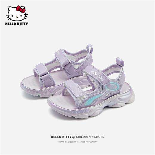 hello kitty童鞋女童夏季凉鞋儿童沙滩鞋女孩运动凉鞋28-35 K4526821 商品图3