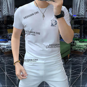 夏季男士短袖t恤圆领衫舒适透气休闲男装半袖潮丝光棉   JYYP-M922#