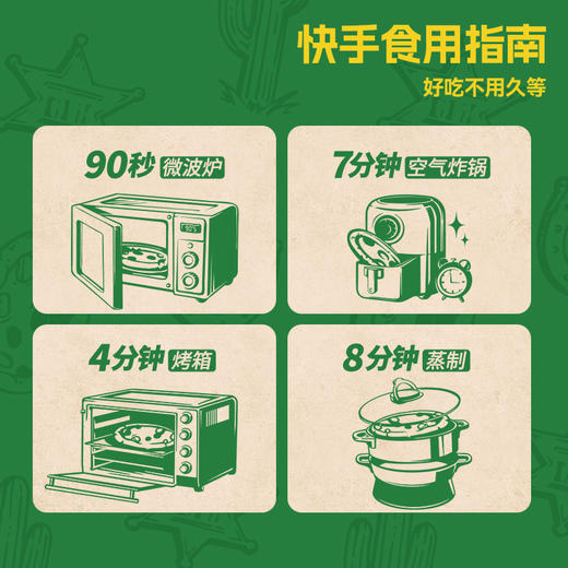 10个早餐微波披萨肉多多组合装 A-557010枚装 奥尔良87g*3+培根82g*3+香肠82g*4 商品图2