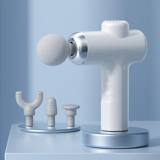 捷博 专业按摩筋膜枪pro 6档调节肌肉按摩器4款按摩头强悍动力击退酸痛 商品图4