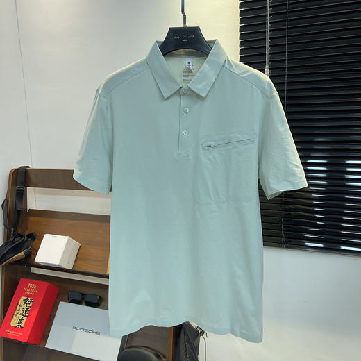 柜990！2025新款速干吸湿凉感夏季新品户外休闲翻领短袖POLO衫男款！ 商品图1