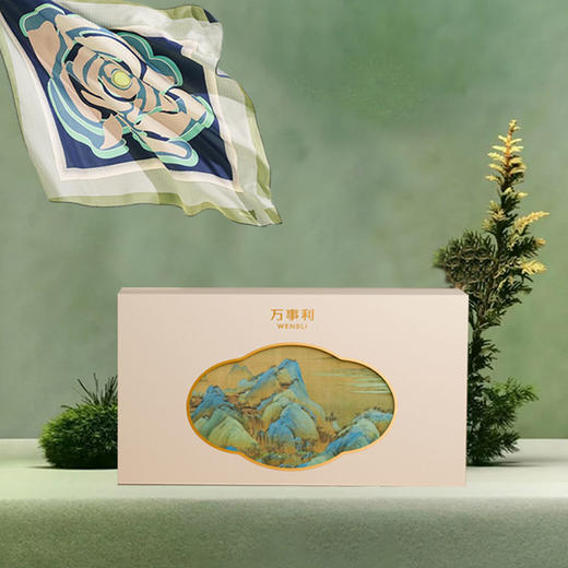 2026春茶《只此青绿·宋韵礼》丝瓷茶礼盒 商品图3