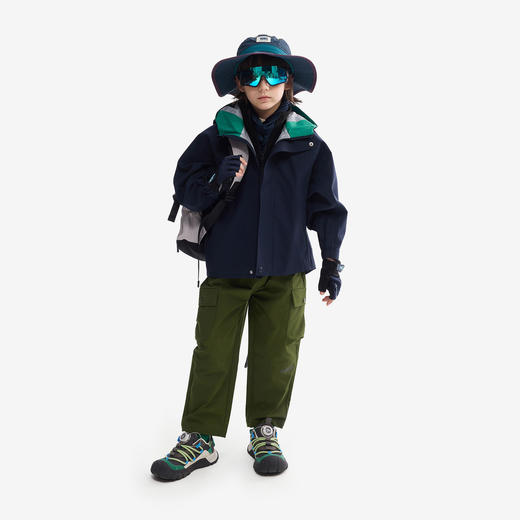 【MQD】[三防]童装男童山系休闲裤春秋装款休闲裤儿童户外工装裤 商品图3