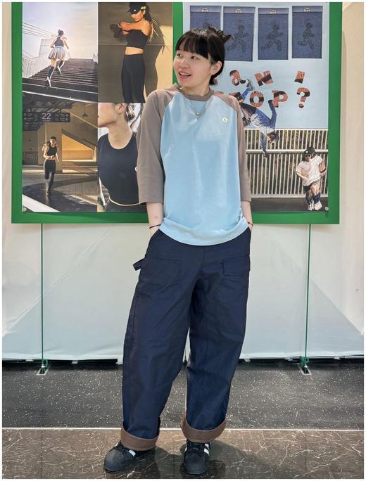 素rAnKoRou高安若系列女士七分袖插肩T恤衫 商品图10