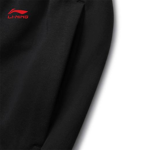 李宁韦德系列男子束脚冰感舒适抗菌宽松基础收口裤卫裤AKLV079 商品图8