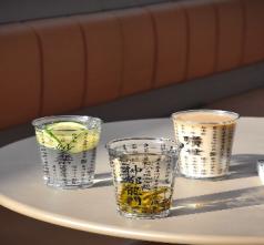 妙乐自在文字玻璃杯 商品图0