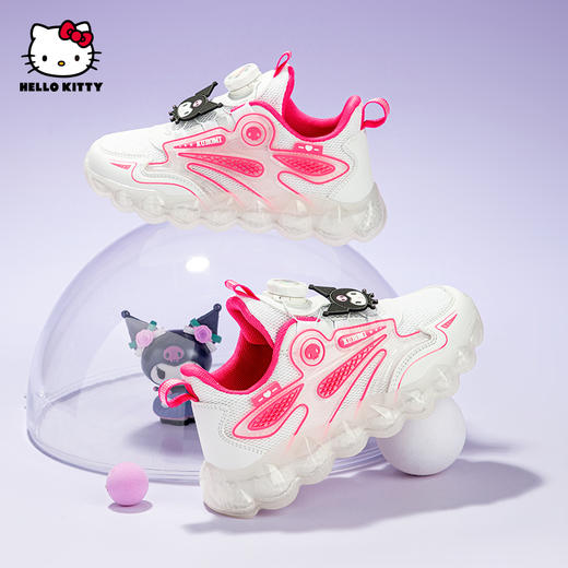HelloKitty女童运动鞋春季库洛米儿童舒适休闲透气跑步鞋28-35 KU5516811 商品图1