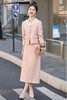 ANSUABEL 粉色气质花边珍珠领外套半裙套装 20105 商品缩略图1