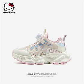 hellokitty童鞋女童运动鞋夏季儿童网鞋透气鞋女孩老爹鞋潮鞋28-35 K4526707