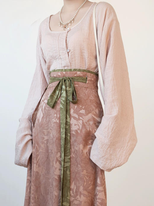 裁缝学苑AS456 唐制垂领衫提花破裙纸样汉服女装天丝样板版型图纸 商品图1