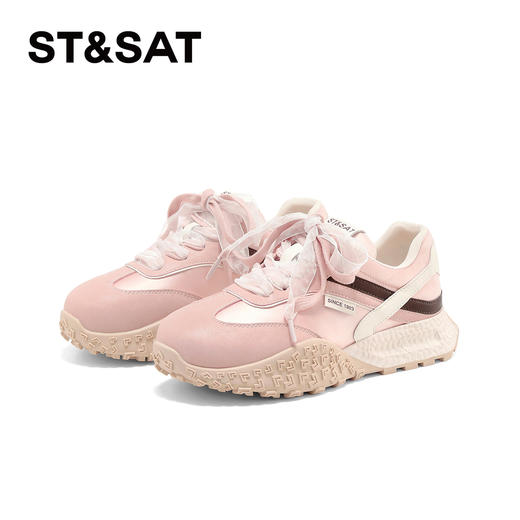 【轻盈脚感】星期六简约撞色舒适百搭厚底德训SSD1112C2P 商品图12