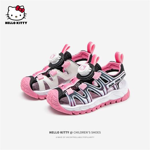 HelloKitty童鞋女童包头凉鞋夏季儿童大童沙滩鞋防滑26-35 K4526861 商品图2