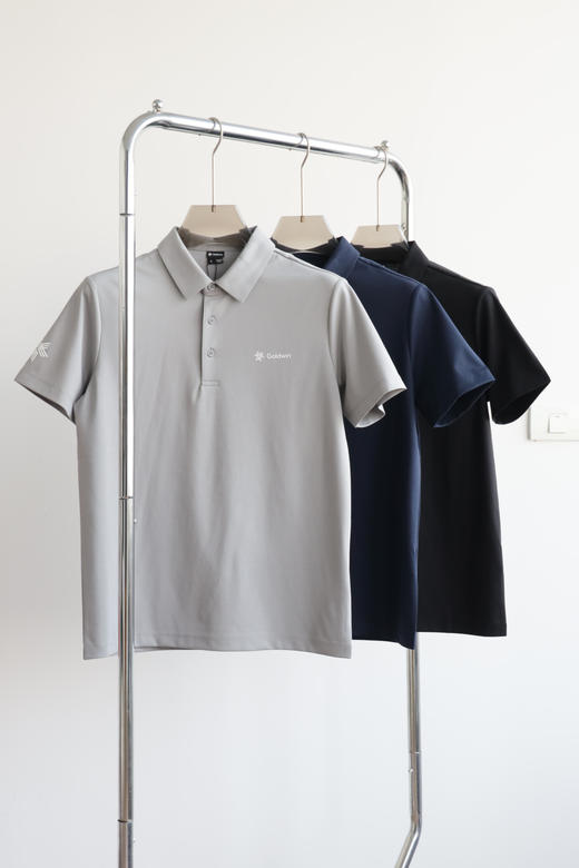 G.W 高D运 速干弹力 翻领短袖POLO衫 TX415 商品图0