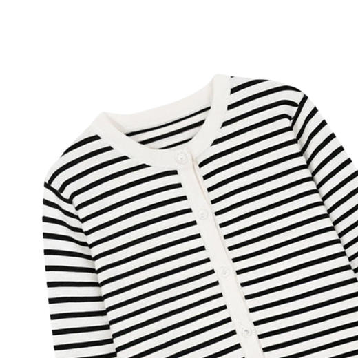 【条纹时代 】康家纱线！时尚开衫空调衫外套女SYR25015 商品图1