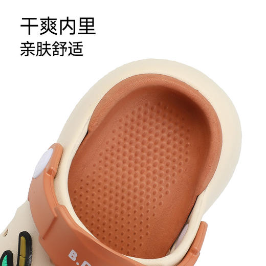 B.Duck小黄鸭童鞋四季儿童凉拖鞋洞洞鞋26-34 B1515972 商品图3
