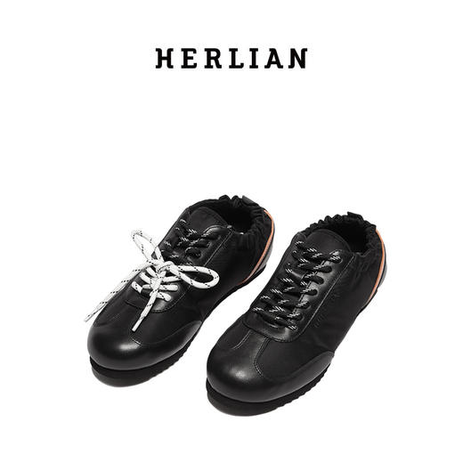 HERLIAN 2025年春季新品撞色拼接松紧运动休闲鞋 商品图4