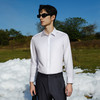 圣得西男士长袖衬衫商务休闲通勤透气经典易搭白色简约男装上衣2512952001A 商品缩略图2