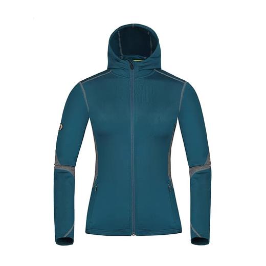 HOTCHILLYS热椒 女士8K磨毛连帽拼接上衣运动排汗层快干HCA9742 商品图4