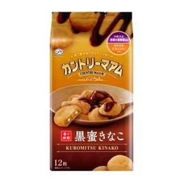 不二家黑糖蜜黄豆粉味曲奇饼干120g/袋