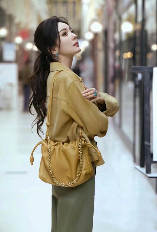 326-8 微商相册看细节 杨幂同款 lew福袋 小号完全够用 单肩斜挎 原版皮 商品图6