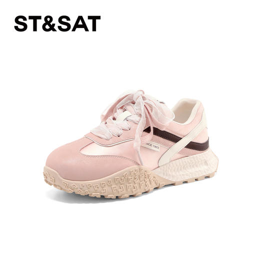 【轻盈脚感】星期六简约撞色舒适百搭厚底德训SSD1112C2P 商品图9