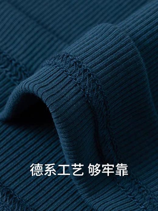 SCHIESSER舒雅铂雅25春夏新品女士150周年纪念款棉质罗纹短袖上衣E0-24842U 商品图3