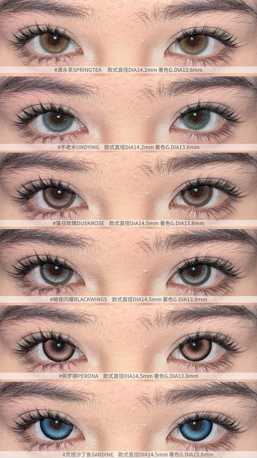 【两副99】Mookieee 混血半年抛组合活动美瞳 商品图0