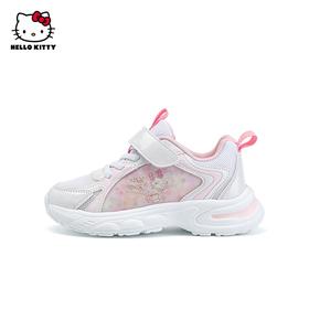 hellokitty童鞋女童运动鞋春季儿童网面鞋女孩休闲鞋甜美28-35 K5516812