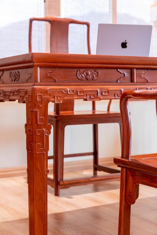 红桥红  家具严选  缅甸花梨（大果紫檀）/大红酸枝【茶室搭配】 商品图3