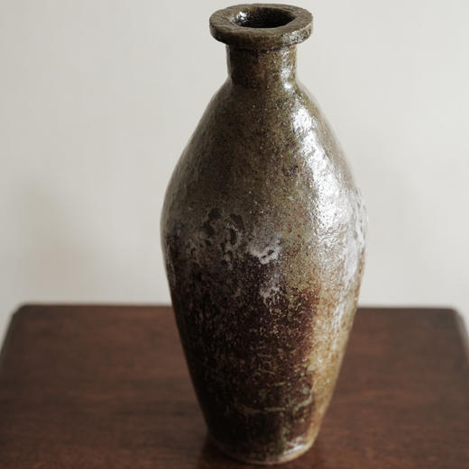 【苏州】日本柴烧粗陶花器 带艺术家签章 商品图2