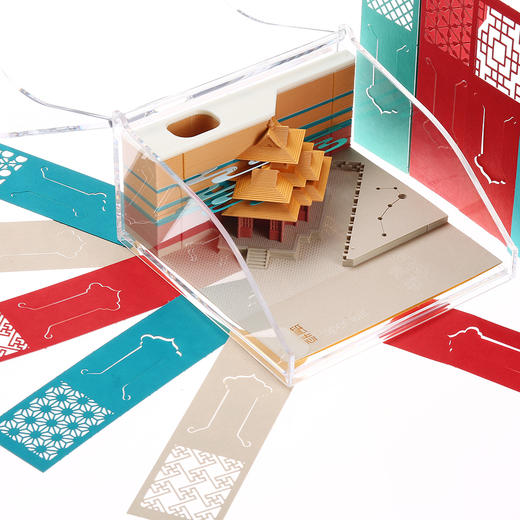 【故宫天坛立体纸雕可撕便签】 角楼祈年殿太和殿御花园春秋纸志便签 商品图2