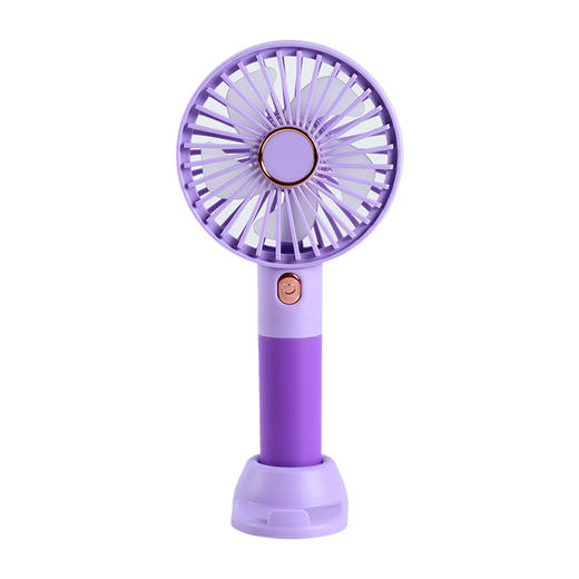 【简约拼色立式风扇】迷你家用USB台式电风扇 办公室三档风手持电风扇 商品图9