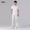 HIM漢崇 舒适休闲短袖T恤男潮流刺绣logo套头圆领打底衫 2026夏季 商品缩略图1