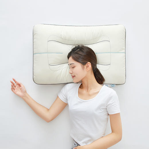 自然醒60支全棉三防净能量枕五星级酒店护颈椎专用枕头枕芯助睡眠单人家用低枕整头XK 商品图13