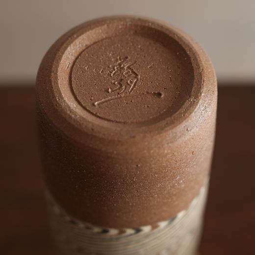 日本艺术家中古搅胎花瓶 带原盒 商品图4