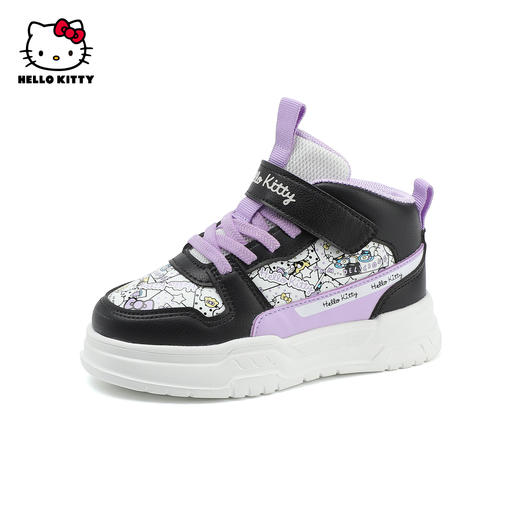 HelloKitty童鞋女童板鞋春秋儿童高帮鞋中大童休闲鞋26-37 K4536804 商品图3