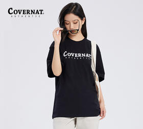 【秒杀】Covernat春男女纯棉标志运动休闲短袖T恤CO2100ST01