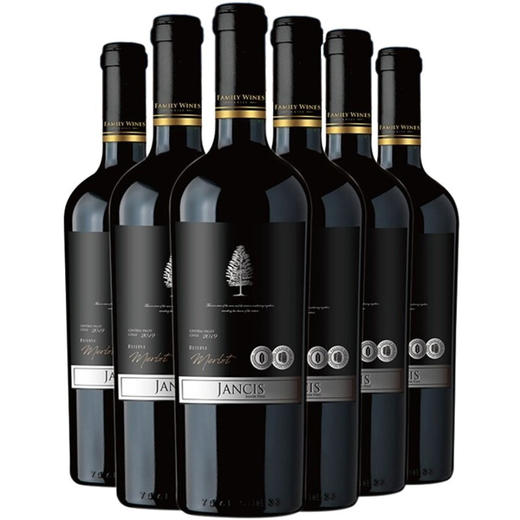 【自营】杰西斯银杉 珍藏美乐干红葡萄酒 750ml*6 HJ 商品图0