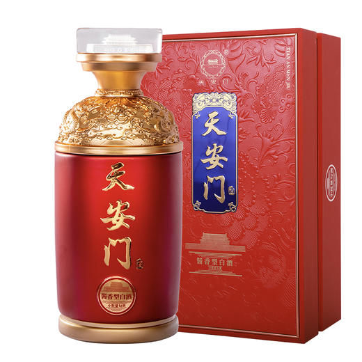 【自营】天安门开国红 酱香型白酒礼盒 53度 500mL 单瓶 53度 500mL*6瓶整箱 收藏宴请送礼 HJ 商品图0
