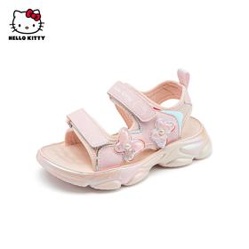 hello kitty童鞋女童凉鞋露趾儿童夏季鞋女孩沙滩鞋公主运动凉鞋28-35 K4526822