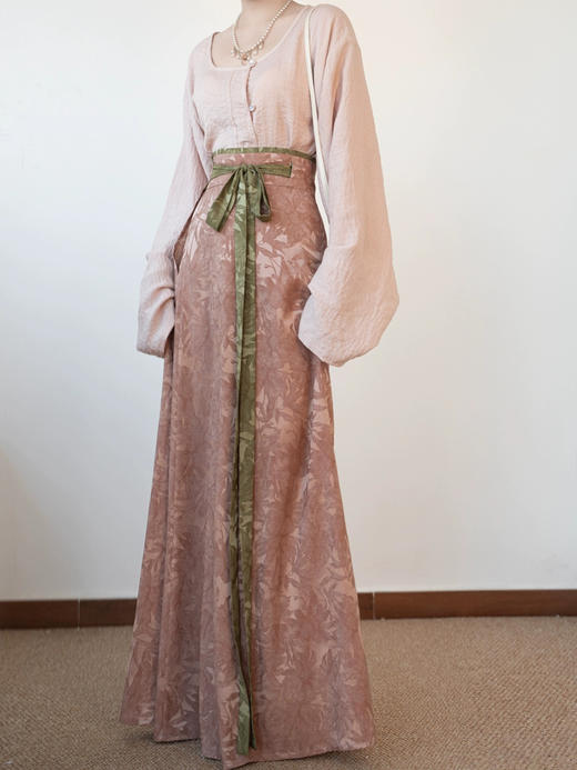 裁缝学苑AS456 唐制垂领衫提花破裙纸样汉服女装天丝样板版型图纸 商品图2