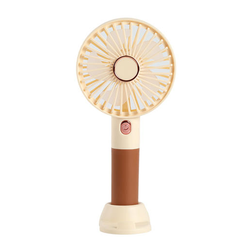 【简约拼色立式风扇】迷你家用USB台式电风扇 办公室三档风手持电风扇 商品图11