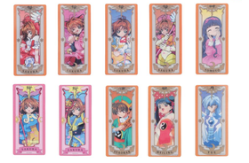 魔卡少女樱 TaKaRaBaKo 角色贴纸 10包/盒 谷子
