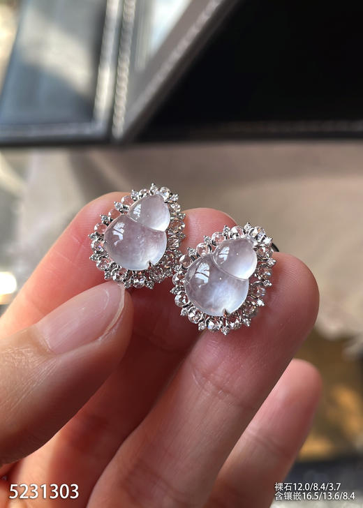 5231303，葫芦耳钉。具体价格微信咨询 商品图1