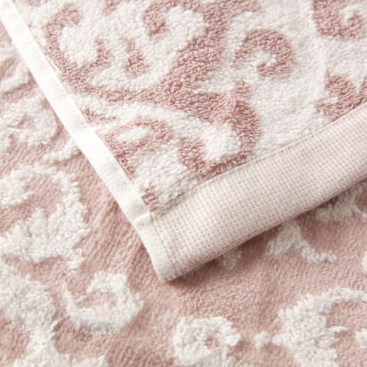 大马士毛巾系列 方巾/面巾/小浴巾/浴巾 浅灰色/粉色/浅蓝色 商品图7
