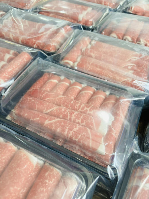 澳洲和牛M7-8牛肉卷，240天谷饲品质，1.5mm厚度，沸锅10秒即食，让你尝试从未吃过如此美味的牛肉卷！ 商品图4